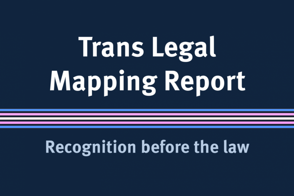 The first edition of ILGA’s Trans Legal Mapping Report was released in November 2016. Available in English/Spanish.