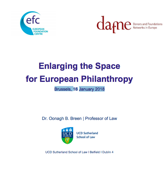 Enlarging the Space  for European Philanthropy