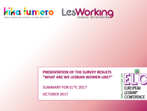 Presentation of the Survey Results “What Are We Lesbian Women Like?”