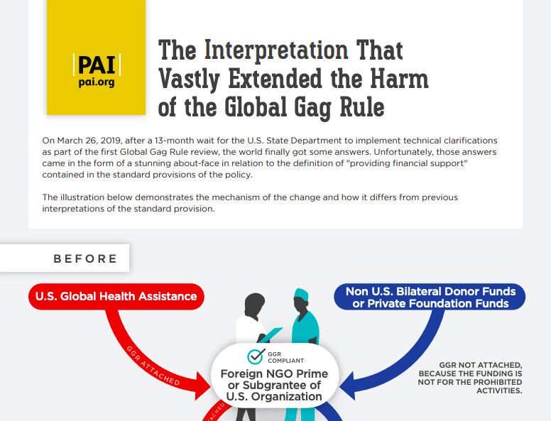 The Interpretation That Vastly Extended the Harm of the Global Gag Rule