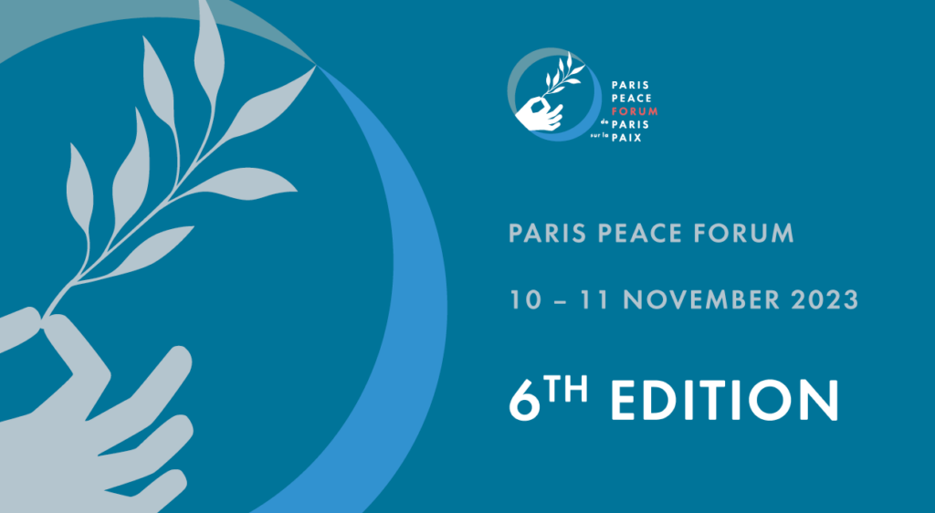GPP Executive Director spoke at 2023 Paris Peace Forum
